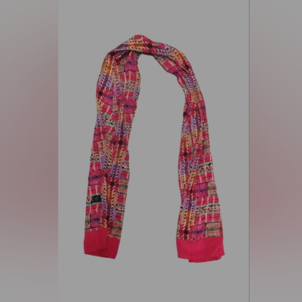 Vintage 1990s 2000s Specialty House Silk Mixed Print Scarf One Size